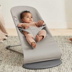 Alternative view of BabyBjorn Baby Bouncer Bliss 3D Jersey Sand Grey