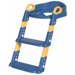 Tiny Feet Baby Toilet Reducer Seat With Ladder Blue