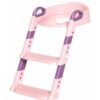 Tiny Feet Baby Toilet Reducer Seat With Ladder Pink