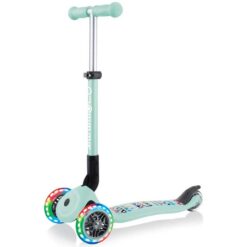 Globber Junior Foldable Fantasy Lights Scooter Mint