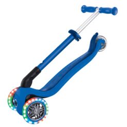 Alternative view of Globber Junior Foldable Lights Scooter Navy Blue