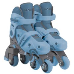 Globber Learning Skates 2 in 1 Rollerblades Size 26-29 Pastel Blueberry Blue
