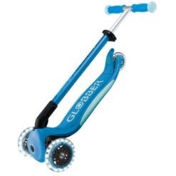 Alternative view of Globber Elite Lights Glow In The Dark Foldable Scooter Deep Blue