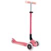 Globber Elite Lights Glow In The Dark Foldable Scooter Coral Pink