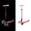 Globber Elite Lights Glow In The Dark Foldable Scooter Coral Pink - Image 3