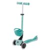 Globber 3 in 1 Go Up Baby Lights 360 Foldable Scooter Mint