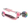 Globber Flow Junior Lights Foldable Scooter Pastel Pink - Image 2