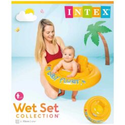 Intex 70cm Round Baby Float Ring Yellow