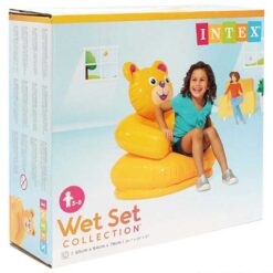 Intex 66 x 64 x 71cm Inflatable Sofa Chair Seat Teddy Bear