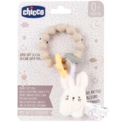 Alternative view of Chicco 0m+ Silicone Bunny Soft Ring