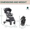 Chicco 0m+ Taormina Stroller Charcoal - Image 3