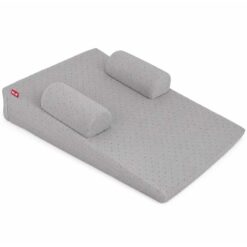 Deluxe 2 in 1 Anti Reflux Pillow & Baby Positioner Grey Dots