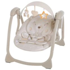 Mastela Deluxe Portable Baby Swing Teddy Bear Beige