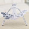 Mastela Deluxe Portable Baby Swing Teddy Bear Light Grey - Image 5