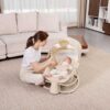 Mastela 4 in 1 Deluxe Multi Functional Bassinet Elephant Light Beige - Image 2