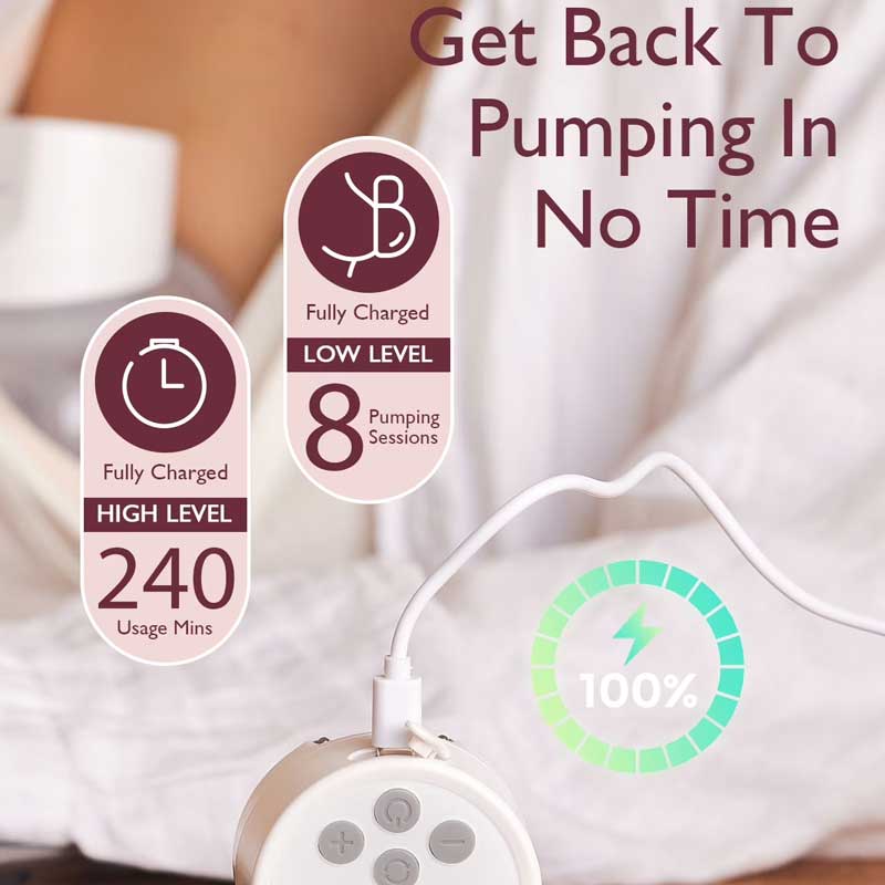MomCozy Original Wearable Hands Free Breast Pump S12 Pro Single - Image 7