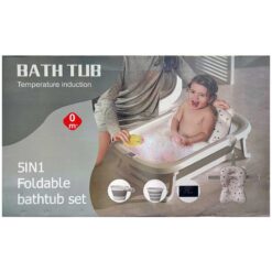 5 in 1 Foldable Baby Bathtub With Accessories