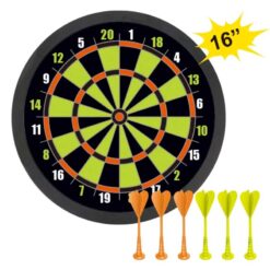AJ Sportz XL 16" Inch Magnetic Dart Board Game Set