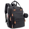 Kaukko Design 2 in 1 Maternity Baby Diaper Bag Black