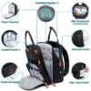 Kaukko Design 2 in 1 Maternity Baby Diaper Bag Black - Image 2