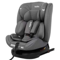 Kidilo 360 Degree Rotating Isofix Car Seat Dark Grey