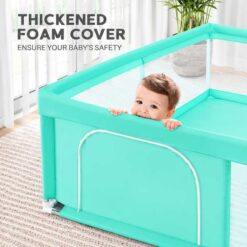 Alternative view of Original Classic+ Baby Play Parc XL 150 x 180cm With Baby Grip Handles Green