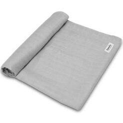 Alternative view of Lionelo 100% Bamboo Cotton Swaddle Baby Blanket Grey Stone