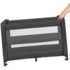 Lionelo 2 in 1 Playpen & Next 2 Me Bed Patty Grey Grephite - Image 3