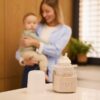 Lionelo ThermUp 4.0 Bottle Warmer & Steriliser Beige Latte - Image 2