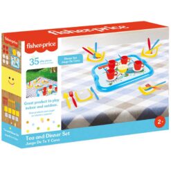 FisherPrice Tea And Dinner Tray Set With 35x Play Pieces
