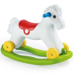 Dolu 2 in 1 Rocking Horse Ride On With Wheels