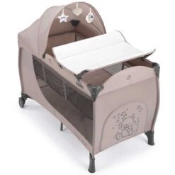 Cam Daily Plus Travel Cot Bed Playpen Bunny Beige