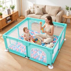 Alternative view of Original Classic Baby Play Parc Large 130 x 130cm Green