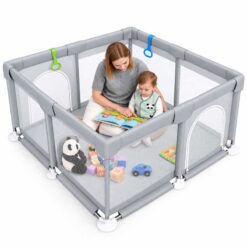 Original Classic Baby Play Parc Large 130 x 130cm Grey