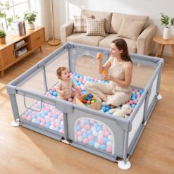Alternative view of Original Classic Baby Play Parc Large 130 x 130cm Grey