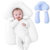 Huggable Baby Pillow With Side Support Blue
