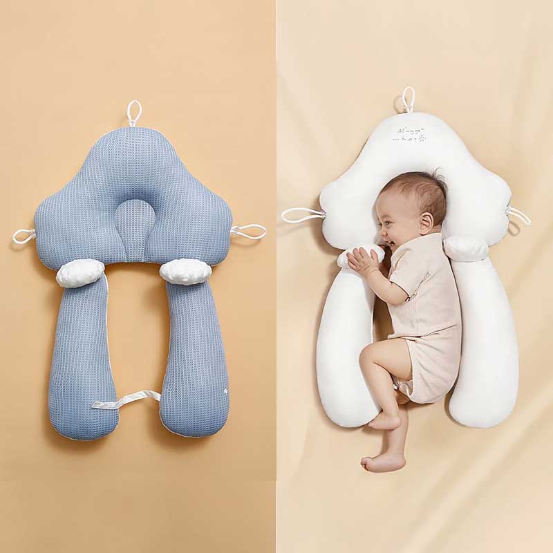Huggable Baby Pillow With Side Support Blue - Image 2