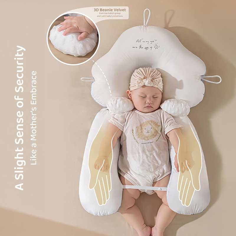 Huggable Baby Pillow With Side Support Blue - Image 5