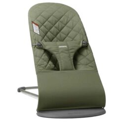 BabyBjorn Baby Bouncer Bliss Woven Classic Quilt Dark Green