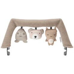 BabyBjorn Toy Bar For Baby Bouncer Soft Friends Neutrals