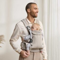 Alternative view of BabyBjorn Baby Carrier Harmony Brushed Woven Light Beige