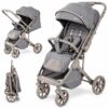 Kidilo Premium Reversible Baby Stroller Grey - Image 2