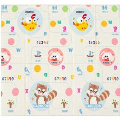 Deluxe 1.95 x 1.76m Baby Foldable Floor Play Mat Chicken